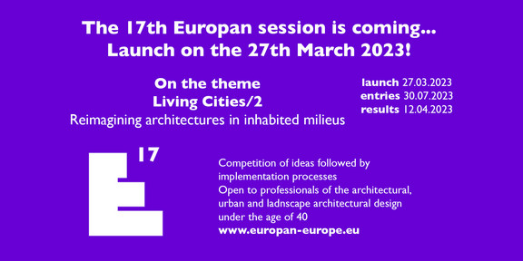Europan 17 - Info Banner
