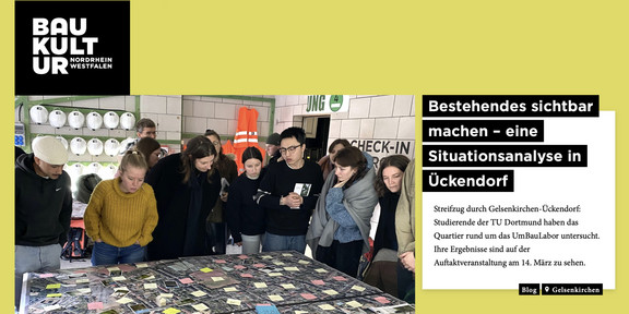 Screenshot: Website Baukultur NRW