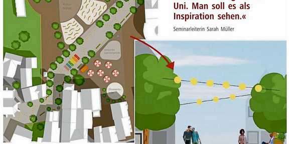 Ein "lebendiges Band" vom Kirchplatz bis über den Magnusplatz