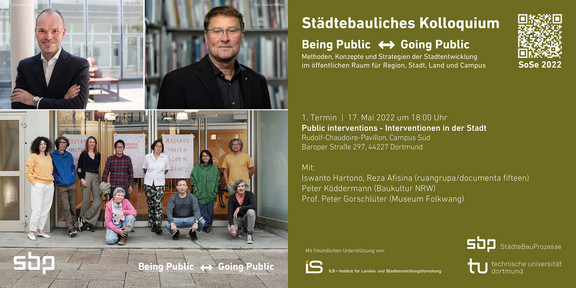 1. Termin - Städtebauliches Kolloquium SS22