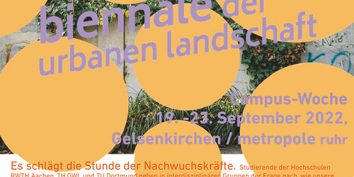 Poster Die Biennale der urbanen Landschaft