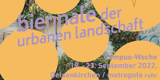 Poster Die Biennale der urbanen Landschaft