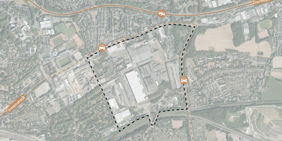 Betrachtungsraum - Thyssenkrupp-Areal, Bochum