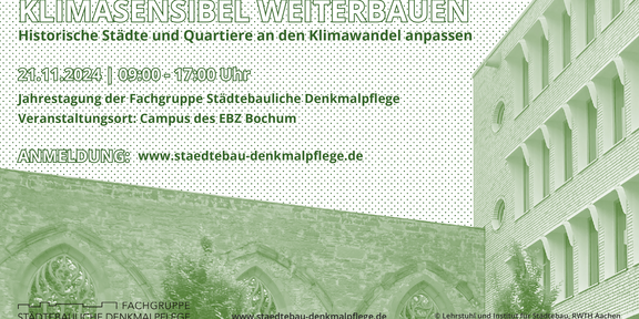 Jahrestagung Fachgruppe Städtebauliche Denkmalpflege