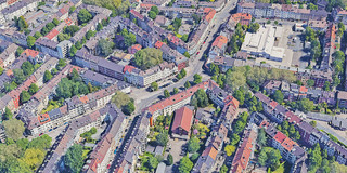 Schräges Satellitenbild - Essen (Google Earth)