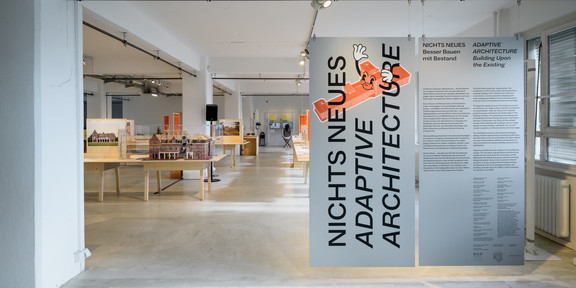 DAM Ausstellung "Nichts Neues – Besser Bauen mit Bestand"