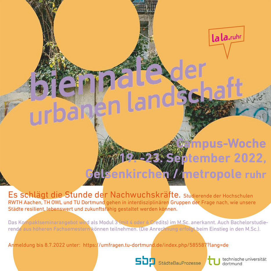 Poster Die Biennale der urbanen Landschaft