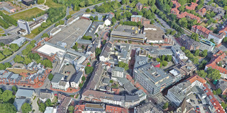Schräges Satellitenbild - Castrop-Rauxel (Google Earth)