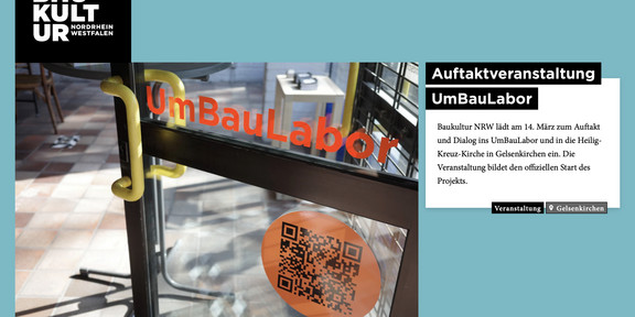 Website Baukultur NRW
