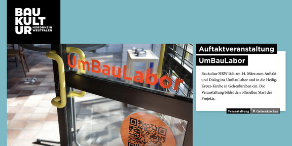 Website Baukultur NRW